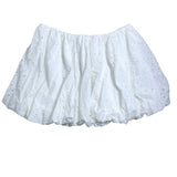 River Island Studio White Embroidered Frill Skirt UK18 Women's Summer Style