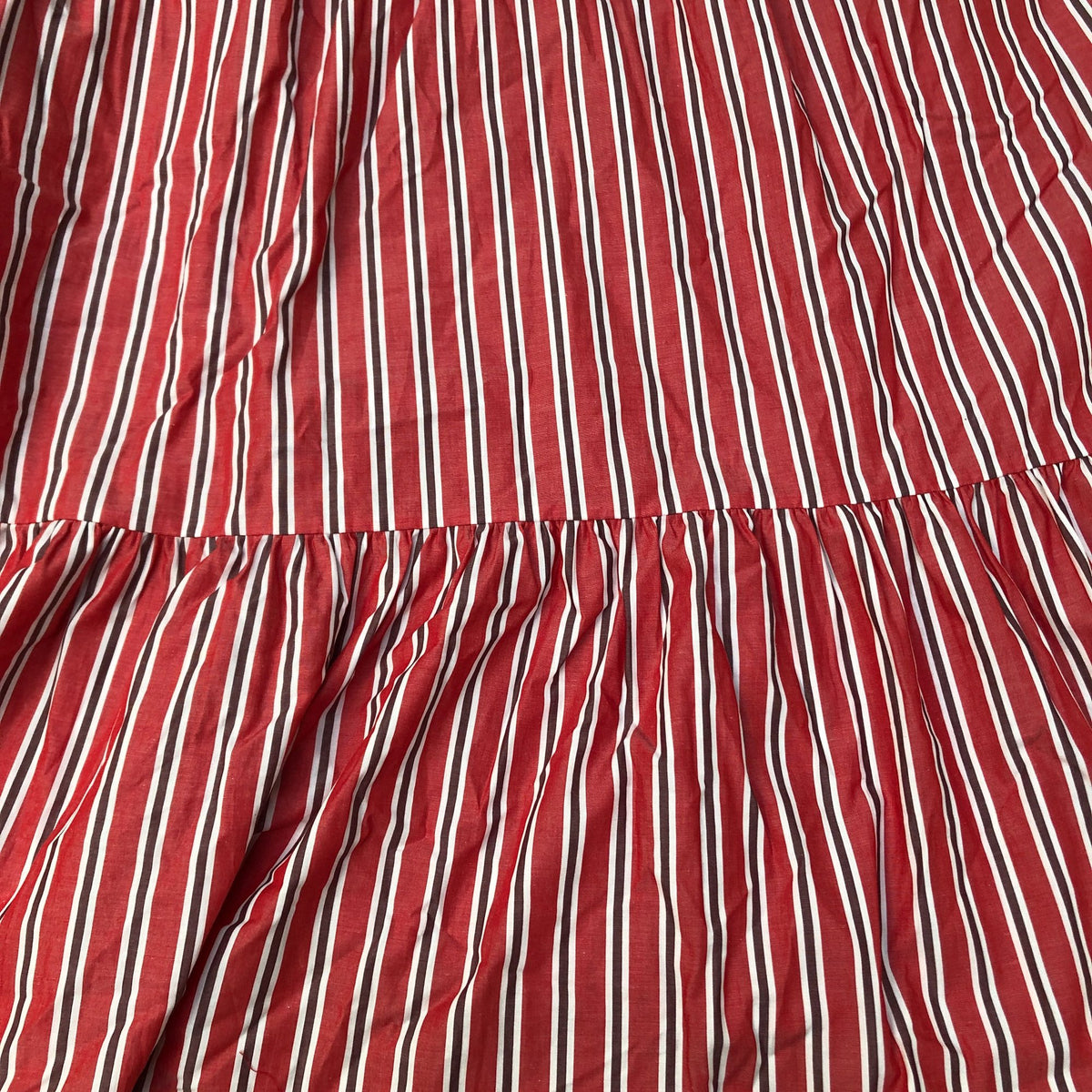 Baukjen Striped Dress UK Size 18 Women's Sleeveless Organic Cotton Red White