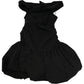 River Island Black Dress Size 8 Women's Flowy Design Ruffle Hem Elegant Style