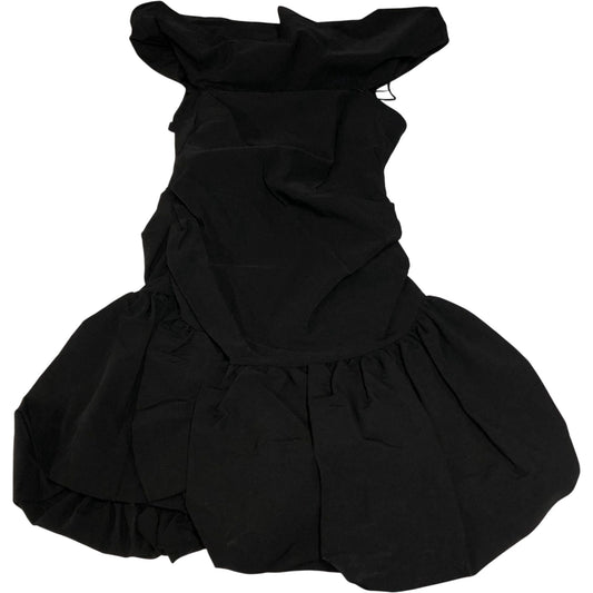 River Island Black Dress Size 8 Women's Flowy Design Ruffle Hem Elegant Style