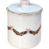 Ceramic Christmas Sugar Jar Garland Decoration