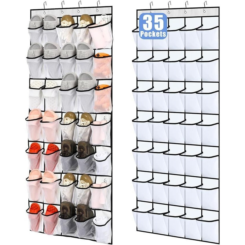 Over Door Hanging Shoe Storage 70 Pockets