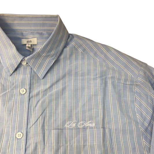 River Island Blue Striped Button Up Shirt