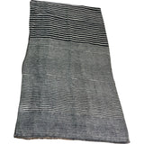 Weird Fish Salma Navy Scarf Striped Pattern