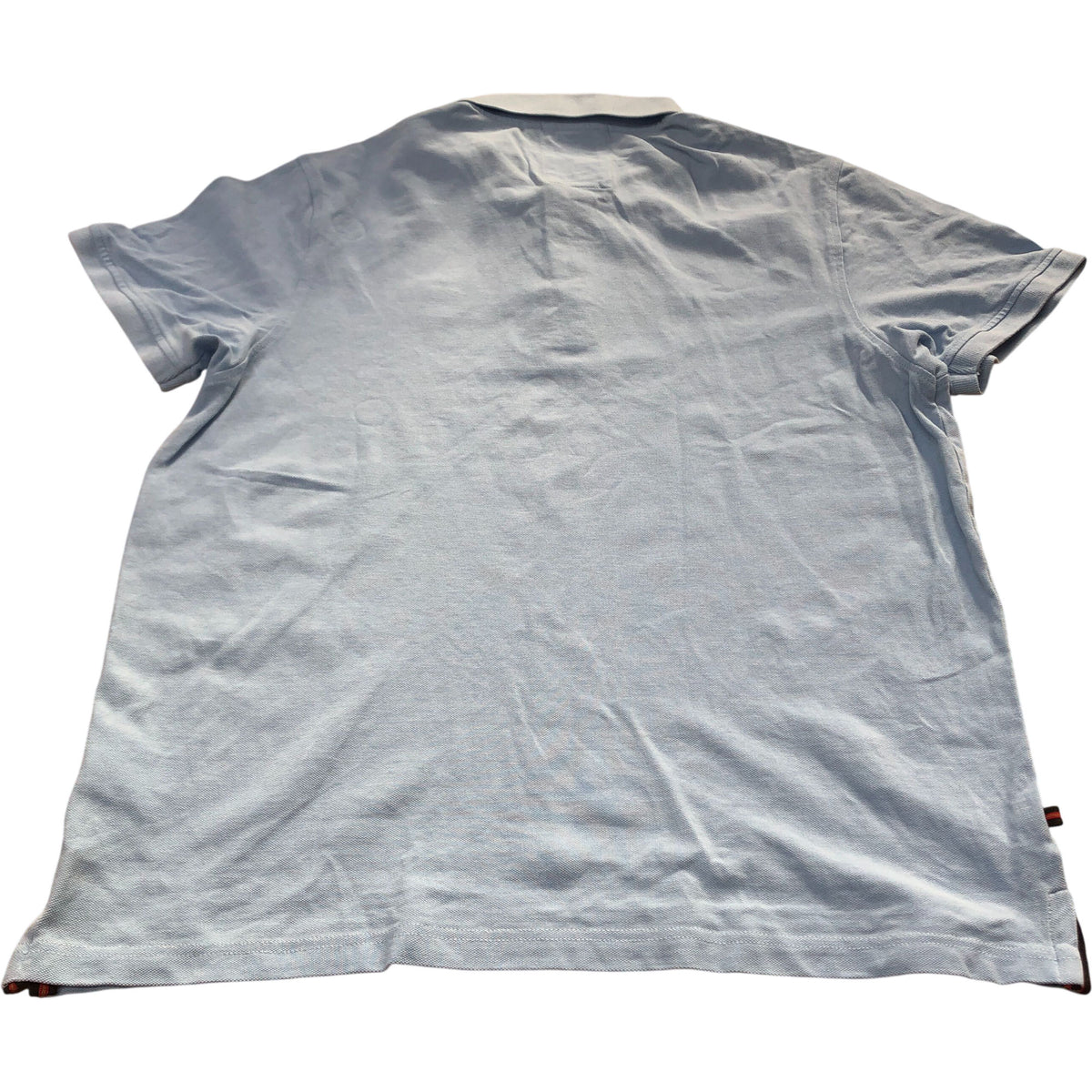 Luke 1977 Polo Shirt Men's Size XL Light Blue Cotton Short Sleeve