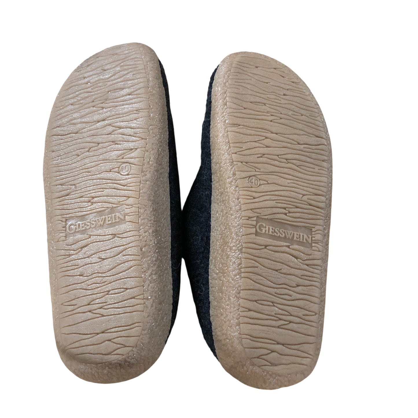 Giesswein Slippers UK 6.5 Women's Black Wool Upper Casual Indoor Footwear