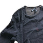 River Island Long Sleeve Dress UK10 Women's Black Sparkly Ruched