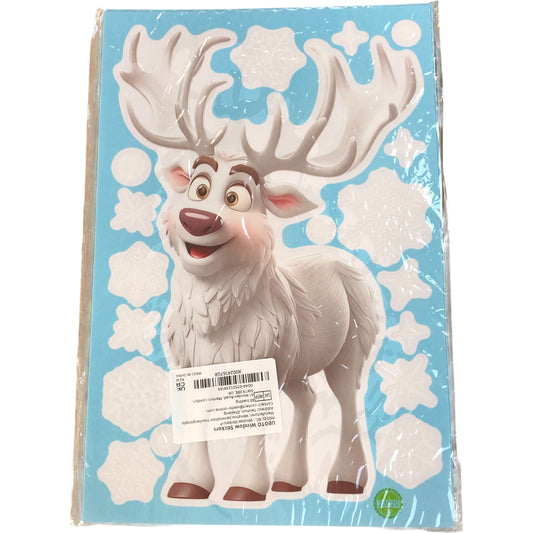 Christmas Window Clings Reindeer Decoration 190 Pieces