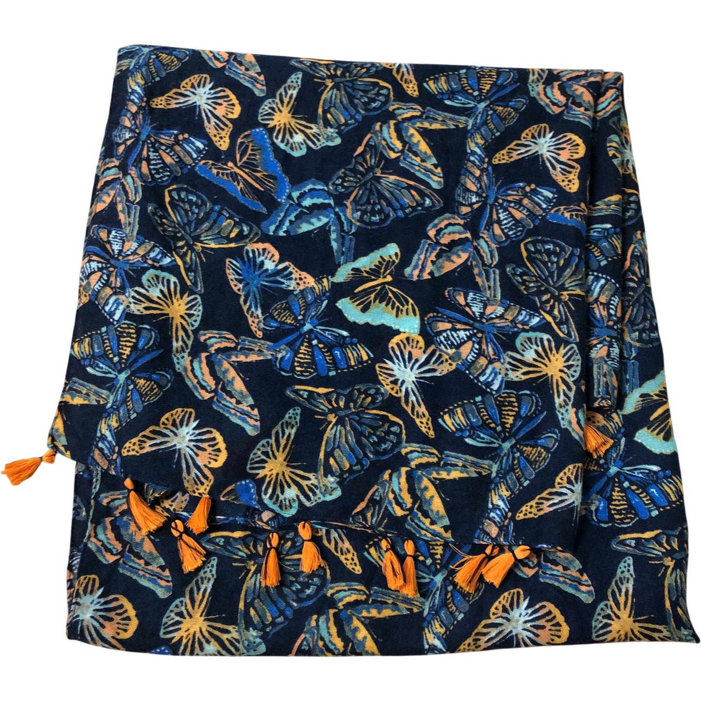 Weird Fish Butterfly Print Summer Scarf