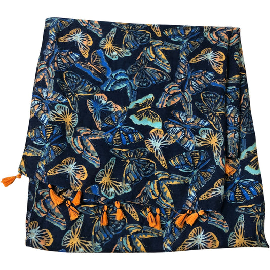 Weird Fish Butterfly Print Summer Scarf
