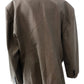 Premium Blazer UK18 Women's Oversized Tailored Stylish Brown Jacket