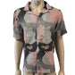 RIVER ISLAND Men's Short Sleeve Shirt Size S Pink Lightweight Casual Top