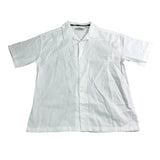 AllSaints Short Sleeve Shirt Age 12-13 Years White Cotton Casual Top