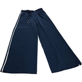 River Island Activewear Track Pants Size XS Women's Navy Blue Wide Leg