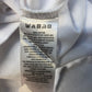 French Connection T-Shirt Small Women's Casual Cotton White Navy Trim