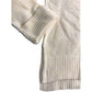 River Island Women's XS Cream Textured Knit Jumper Sweater High Neck