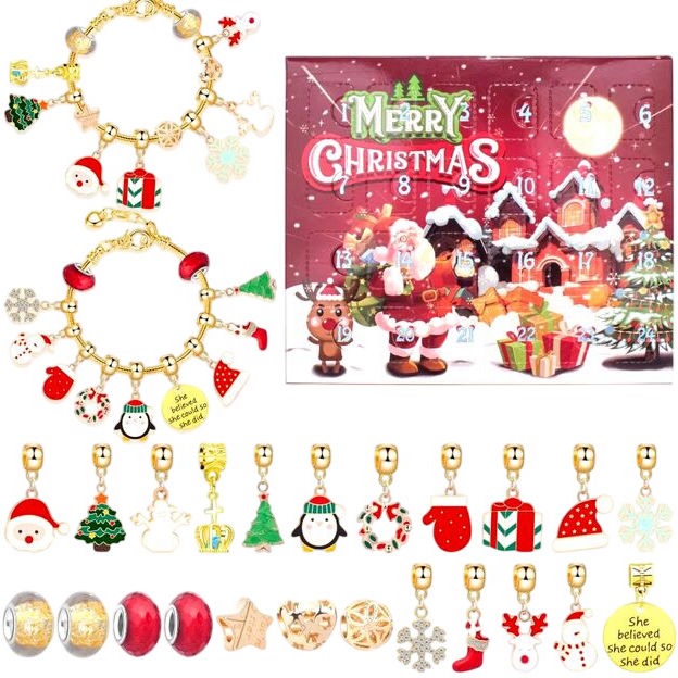 Bracelet Charm Christmas Advent Calendar