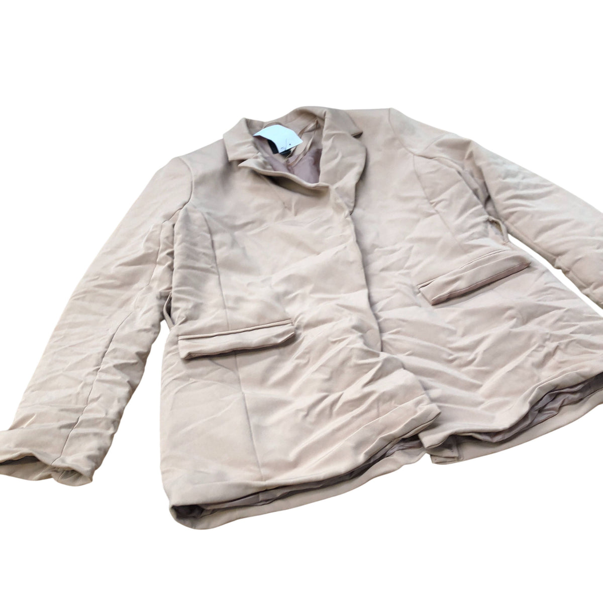 UK16 Women's Sport Jacket Blush Pink Polyester Elasticated