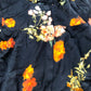 Baukjen Floral Print Blouse UK Size 10 Women's Long Sleeve Viscose Black