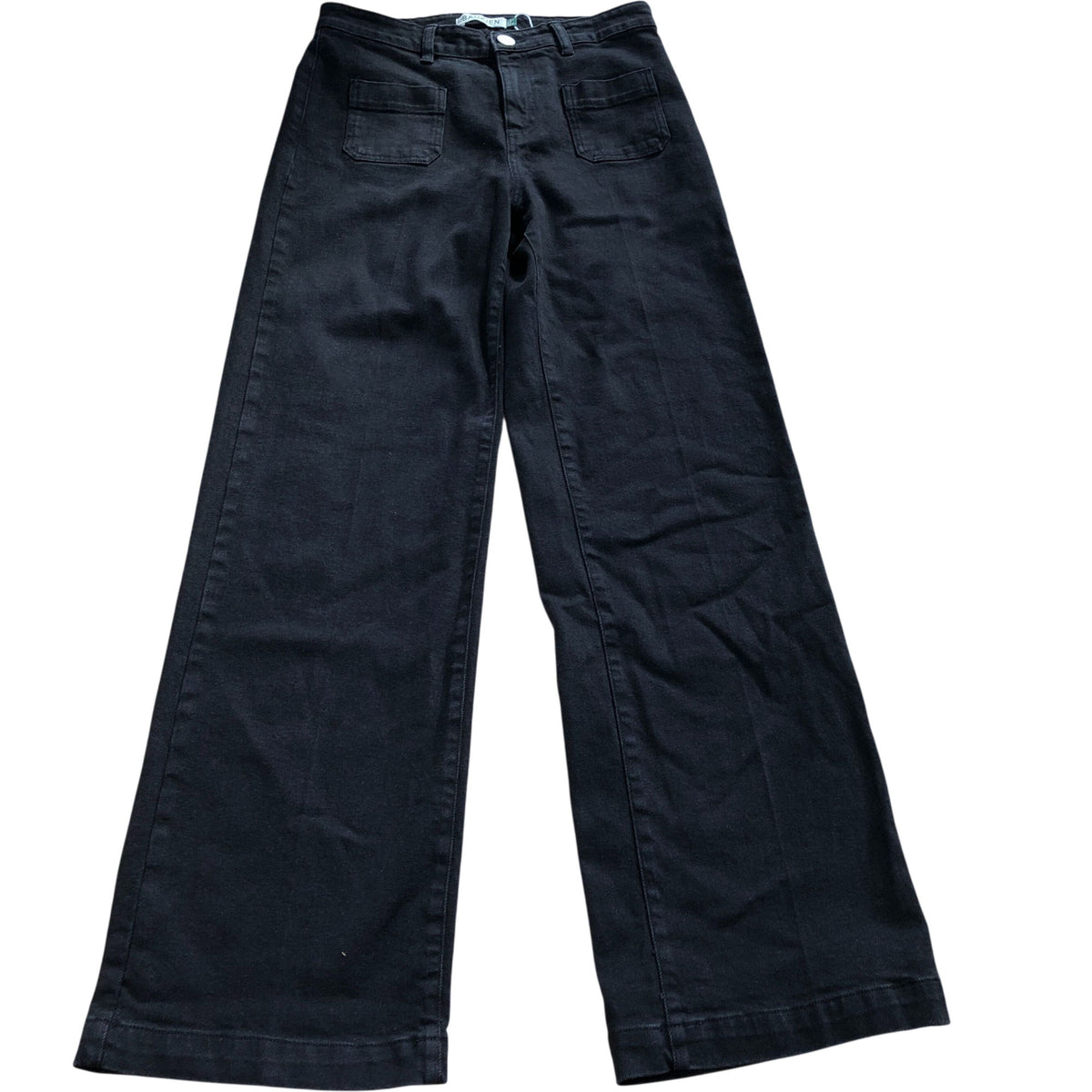 Baukjen Lou Cotton Stretch Jeans Caviar Black Size 10