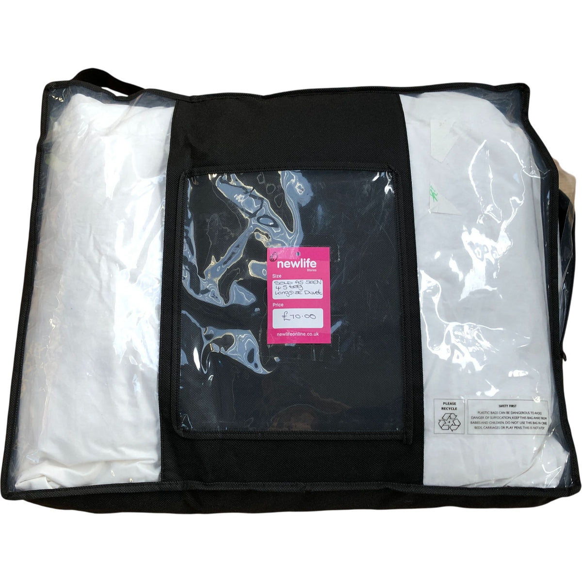 Duck Feather & Down King Size Duvet 4.5 Tog 225x220cm