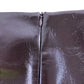 River Island UK8 Women's Faux Leather Midi Skirt Burgundy