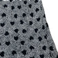 Navy Heart Print Maxi Skirt Size XS