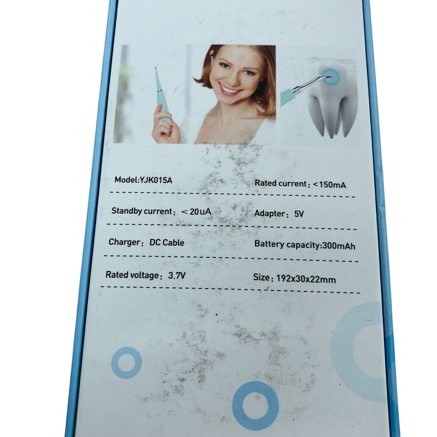 NGOKPYD Dental Calculus Remover Model YJK015A Pink Ultrasonic Cleaning Tool