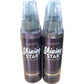 Luxfume Shining Star Purple Glitter Spray 100ml Hair Body Cosmetic Party Duo