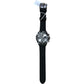 OLEVS Chronograph Watch Water Resistant 30m Men's Black Strap Silver 2875