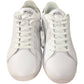 Polo Ralph Lauren Trainers UK12 Men’s Casual White Leather Upper Black Accents