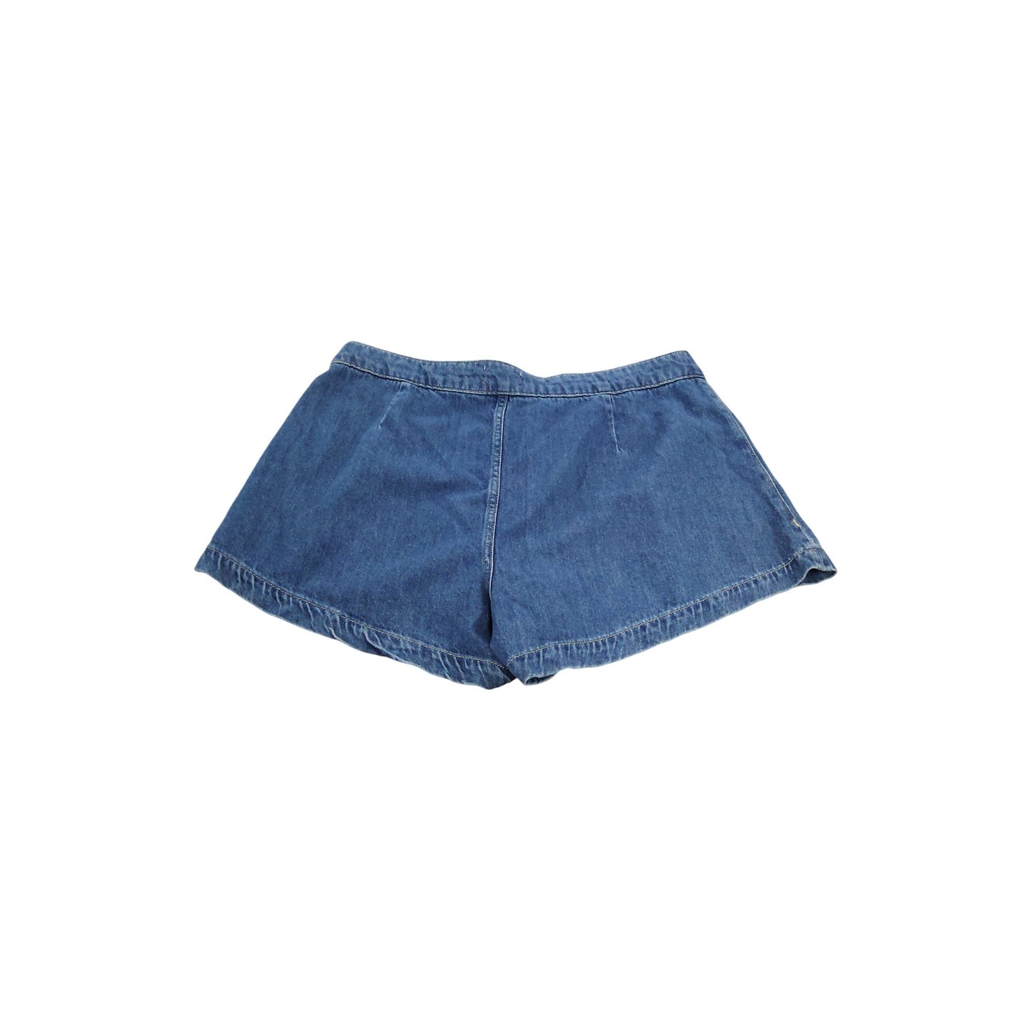 River Island Denim Shorts UK18 Women's Casual Blue High Waist Classic Style