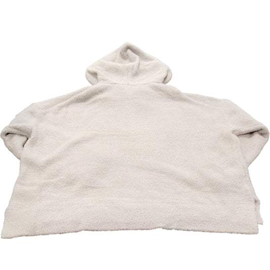 Extra Large Womans Soft Fleece Hoodie Natural Beige Comfort