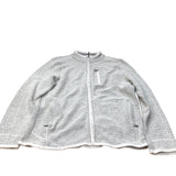 Weird Fish Organic Cotton Jacket Men's Zip Front Lightweight Grey Style XL