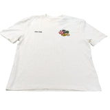 River Island Citrus Club T-Shirt Size M Men's Graphic Print Cotton White