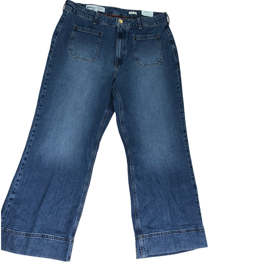 River Island Denim Specialist Wide Leg Jeans UK18 Women's New Denim Blue