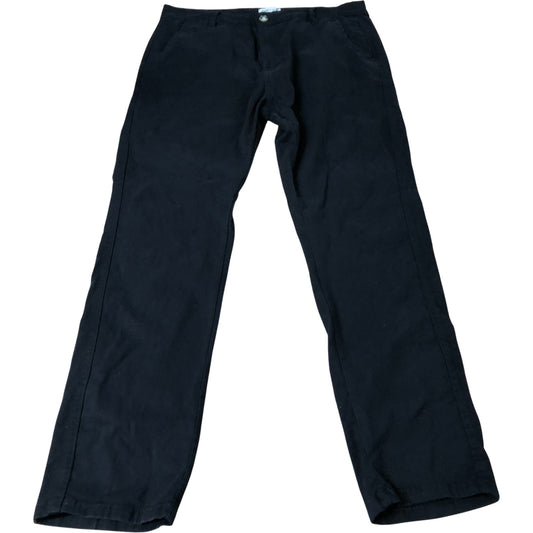 Chino Men's Black Cotton Blend Casual Wear W36 L32