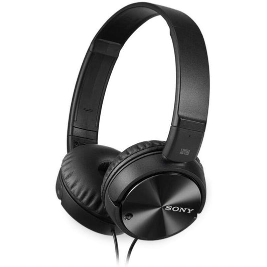 Sony MDR-ZX110NC Noise Cancelling Headphones Black Over-Ear Compact Design