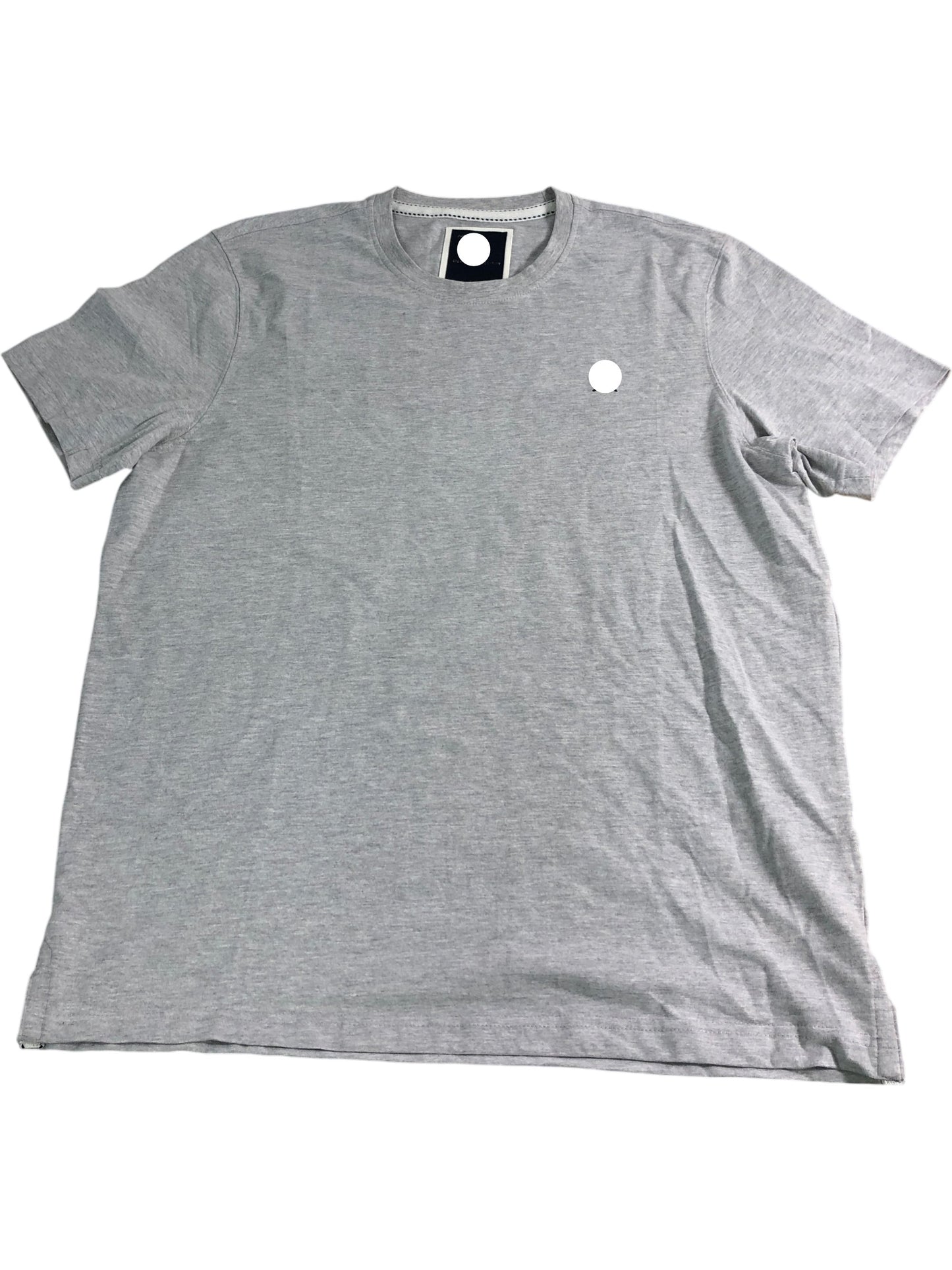 Branded XL Men's Grey T Shirt Short Sleeve Cotton