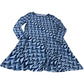 Knitted Long Sleeve Dress UK14 Women's Patterned Fit And Flare