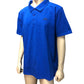 Weird Fish Polo Shirt 2XL Mens Cobalt Blue Casual Cotton Short Sleeve