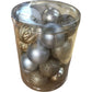 Gold And Silver Christmas Baubles Decorative Ornaments 20 Pieces