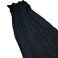 Pleated Midi Dress Women's Navy Blue Lightweight Summer UK10