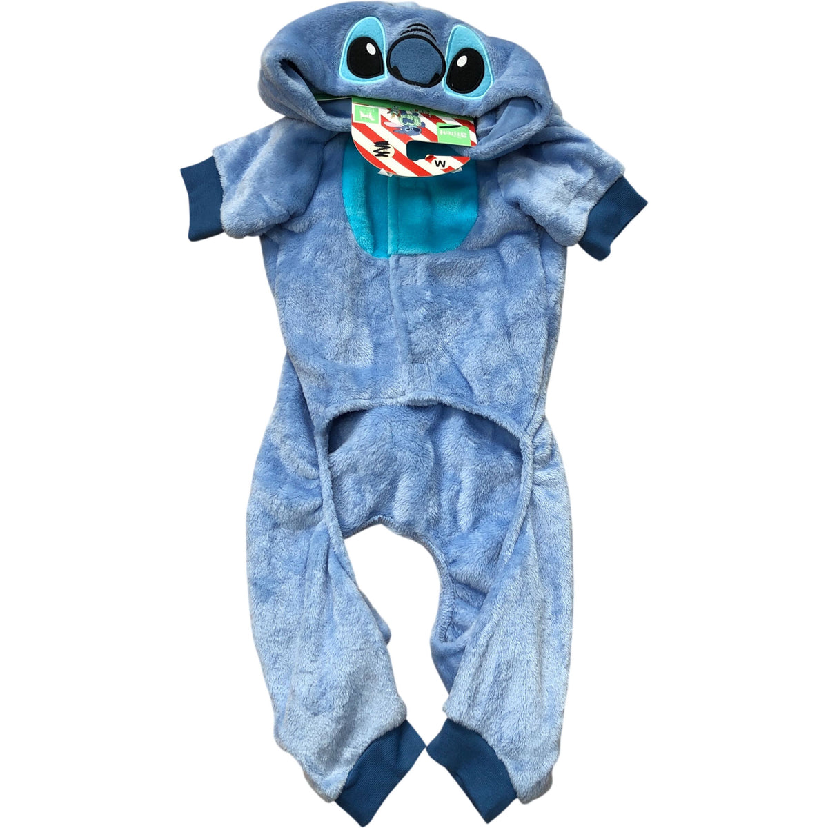 Stitch Pet Outfit Soft Plush Hoodie Costume Blue