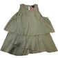 River Island Tiered Dress UK8 Women's Layered Modal Blend Olive Green