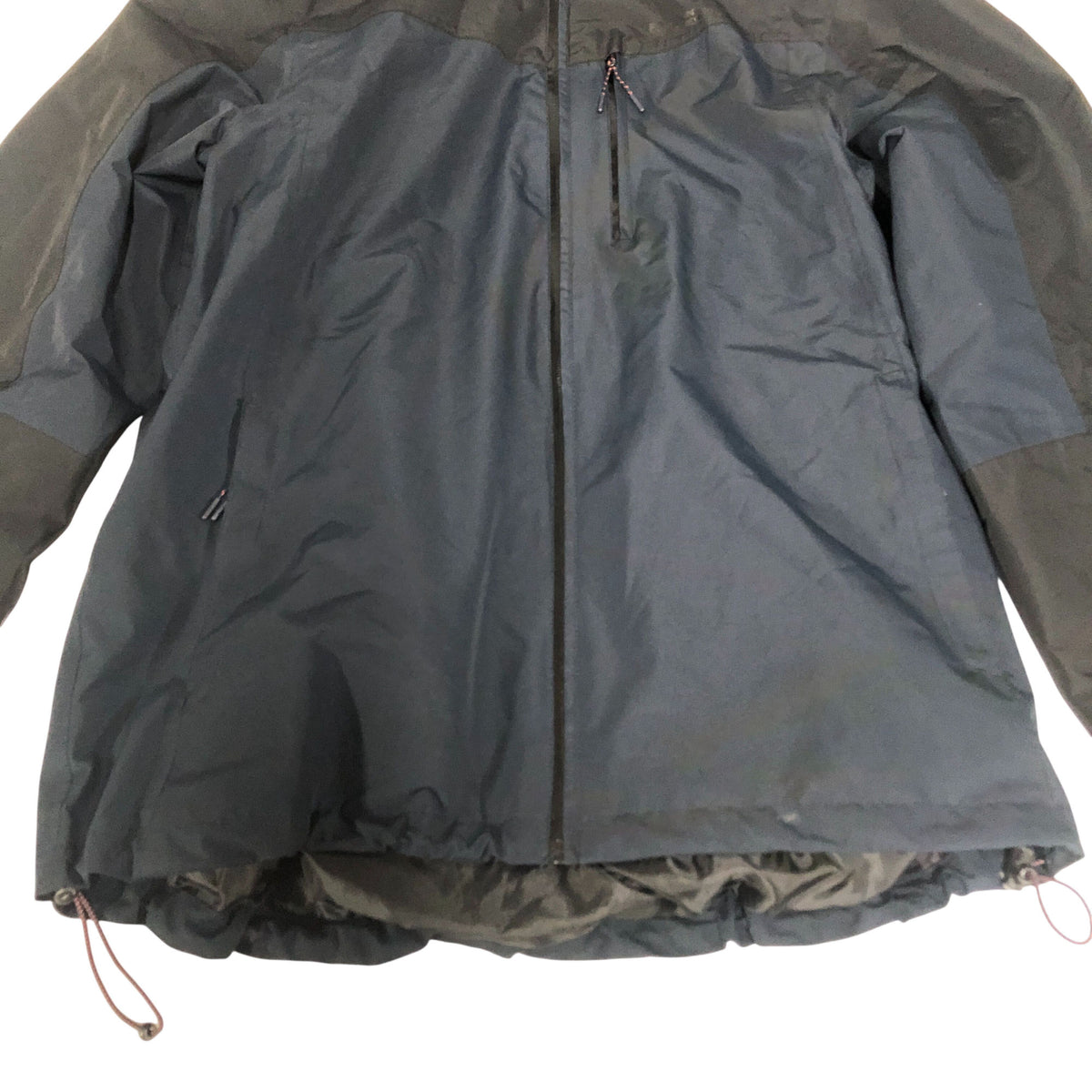 Mountain Warehouse Waterproof Jacket Size L Men's Thermal Hooded Black Blue