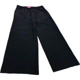 River Island Sweatpants UK Small Women's Black Wide Leg