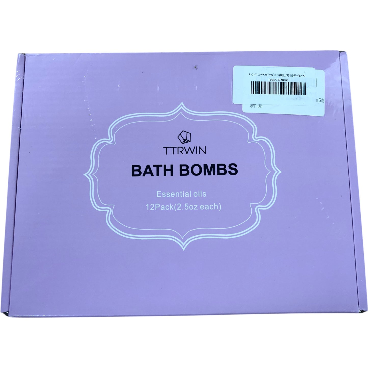 TTRWIN Bath Bombs Gift Set 12 Pack Essential Oils Relaxation Bath Additives