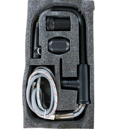 Digital Display Pull Out Kitchen Sink Faucet New Modern Design With Hose