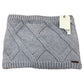 Weird Fish Lakeblu Cable Knit Snood Blue Women
